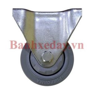 Bánh xe đẩy y tế TPE 75*32mm càng thép cố định- A Caster- Mã 2-A3-TPE-R